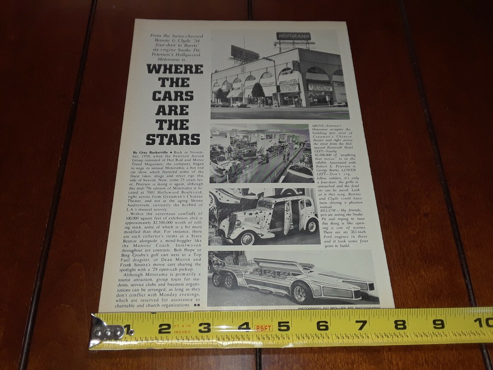 1975 PETERSEN MOTORAMA ORIGINAL ARTICLE