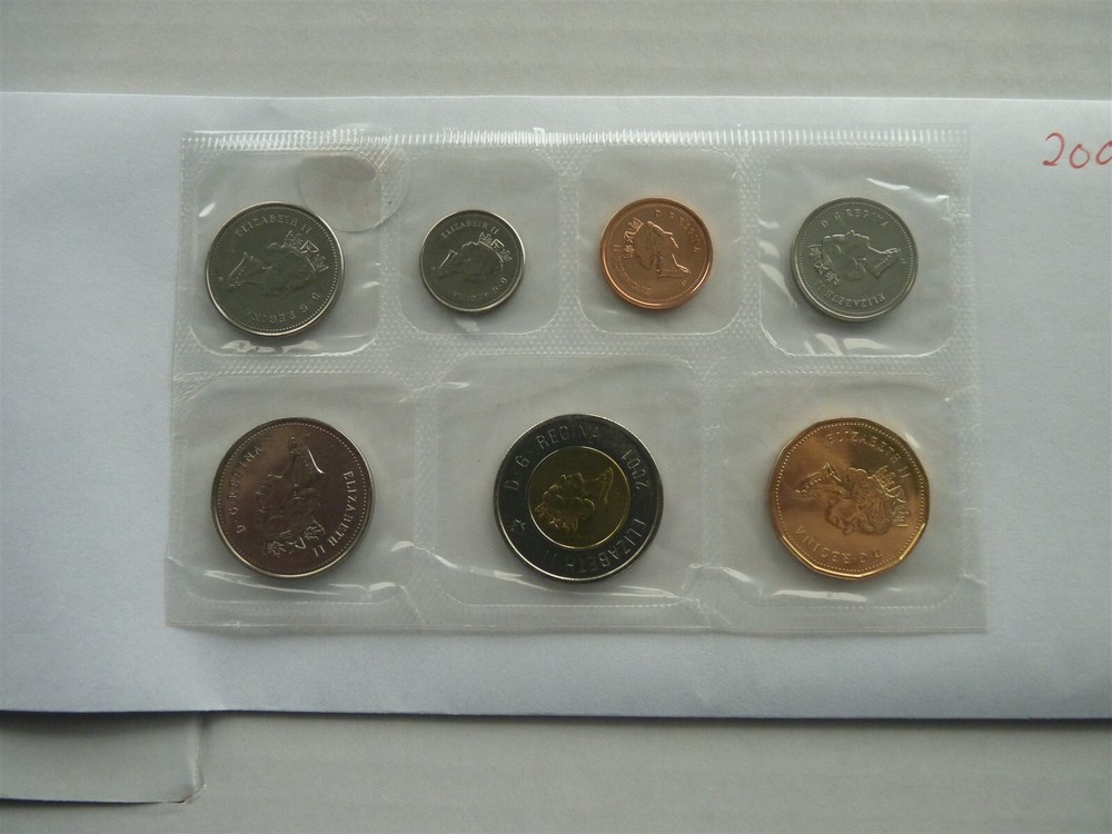 ORIGINAL 2001 CANADA SCEALE PL SET ROYAL CANADA MINT