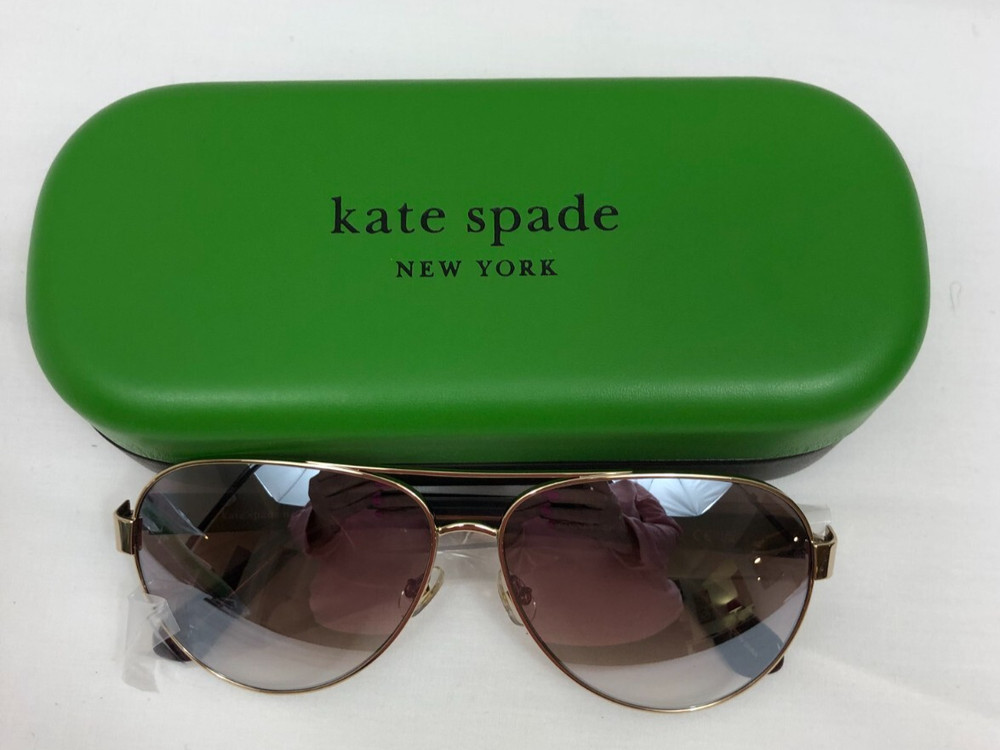 Kate Spade Genevas Aviator Sunglasses Gold