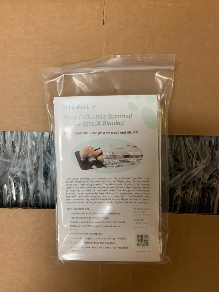Reflective Survival Mylar Space Blanket. 40+ pieces