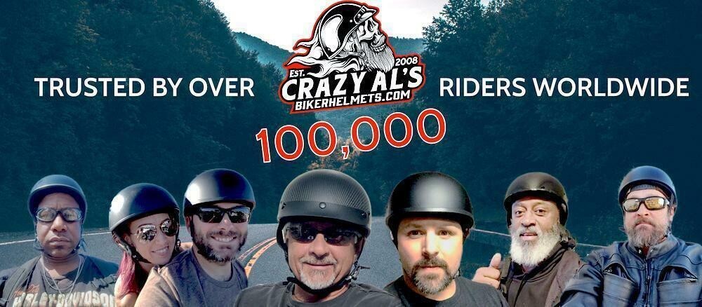 REAL Crazy Al'sWORLD'S SMALLEST LIGHTEST Switchback Reversible Helmet FlatBlack