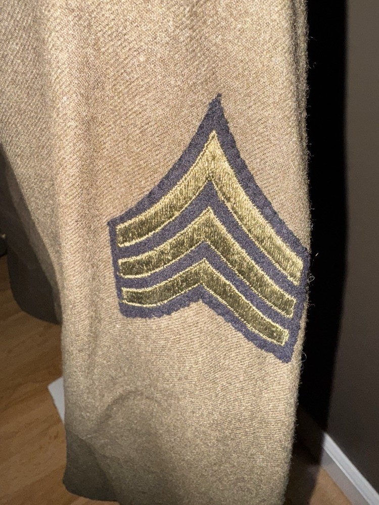 WWII Era US Army 3rd Service Command Field Jacket Coat Sergeant Pacific Enlisted