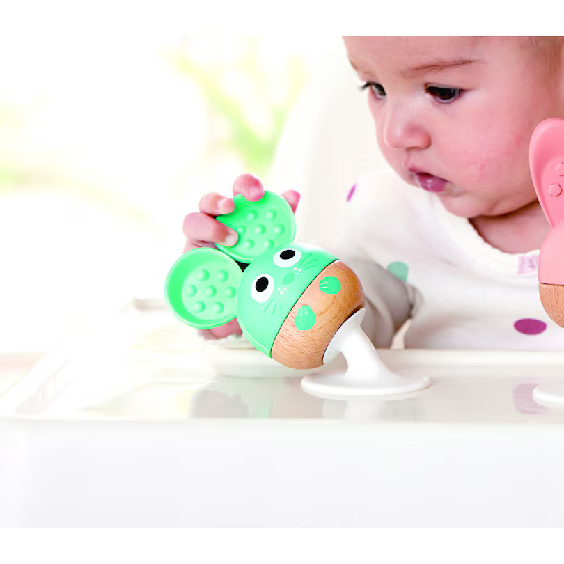 Hape Cheery Critter Rattle Trio