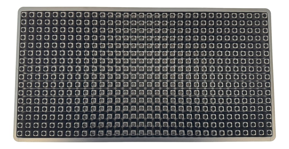 512 Cell Seedling Plastic Nursery Trays, 10 Pack, Thick Durable Germination P...