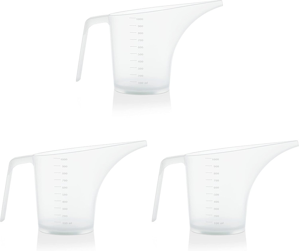 Funnel Pitcher for Soap Making, Large Capacity Easy Pour Container with Long Spo