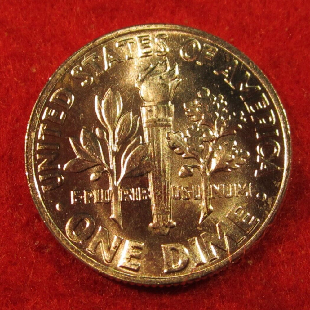 1961 P Roosevelt Dime - 90% Silver - BU - Uncirculated