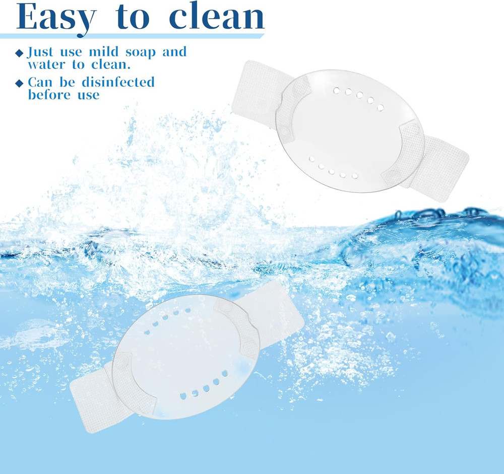 Eye Shield after Cataract Surgery 6Pcs Plastic Eye Patch Comfortable Clear Eyes
