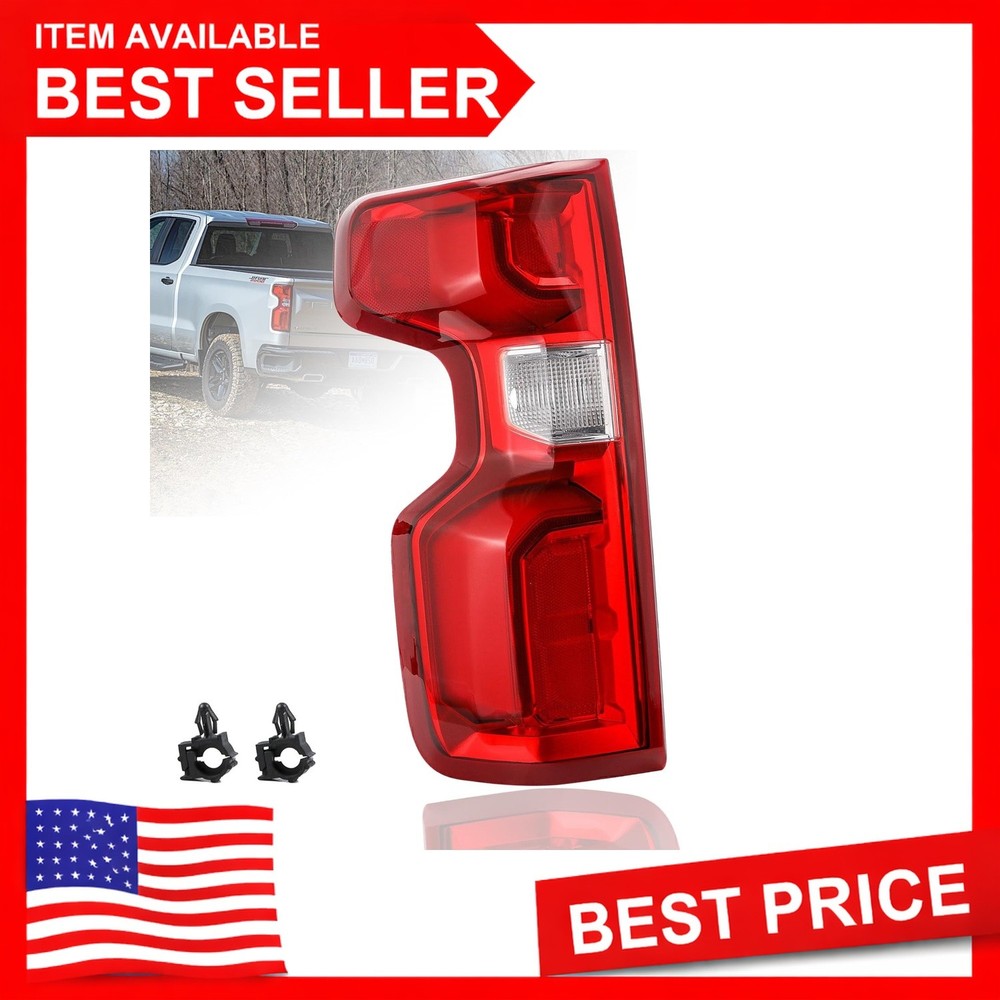 Chevy Silverado LED Tail Light Assembly 2019-2023 Left Side