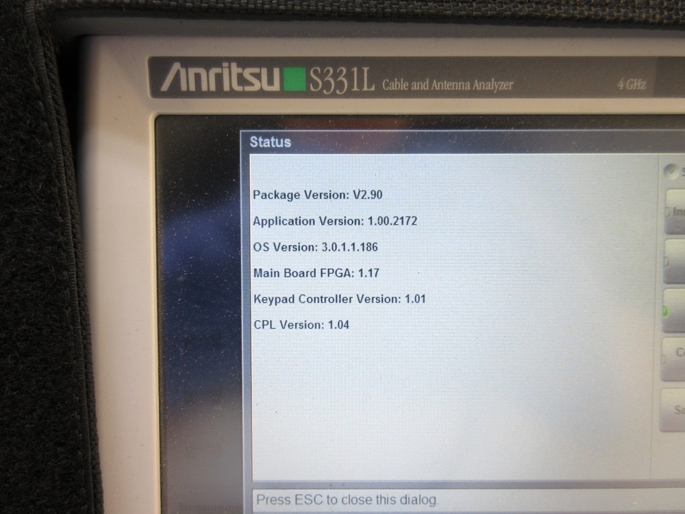 Anritsu S331L Site Master 4GHz CBL & Ant. Analyzer, w/ Phase Cable, more