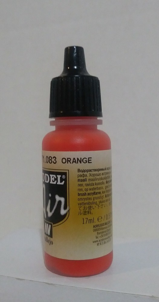 Vallejo Model Air 71.083 Orange, 17ml.