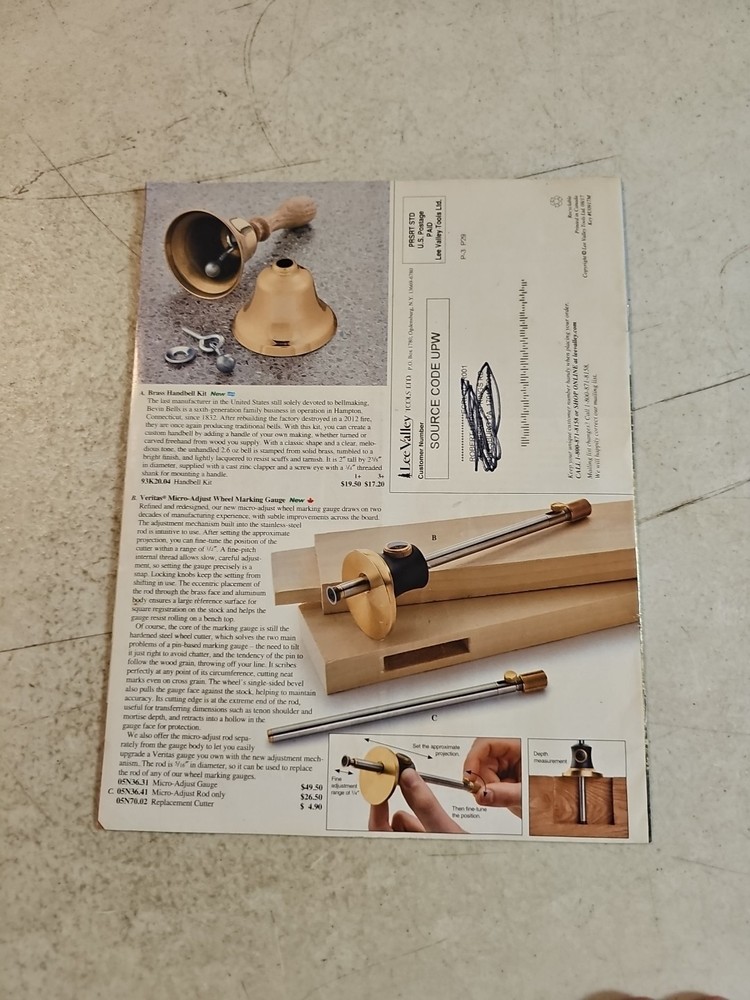 Fall 2017 LEE VALLEY Catalog. Fine Woodworking Tools & Hardware