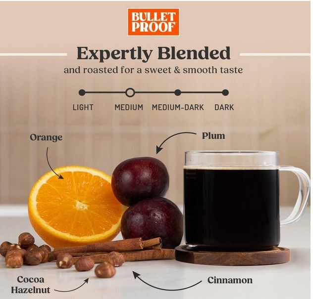 Bulletproof Original Medium-Roast Single-Serve Coffee Pods 24 Count