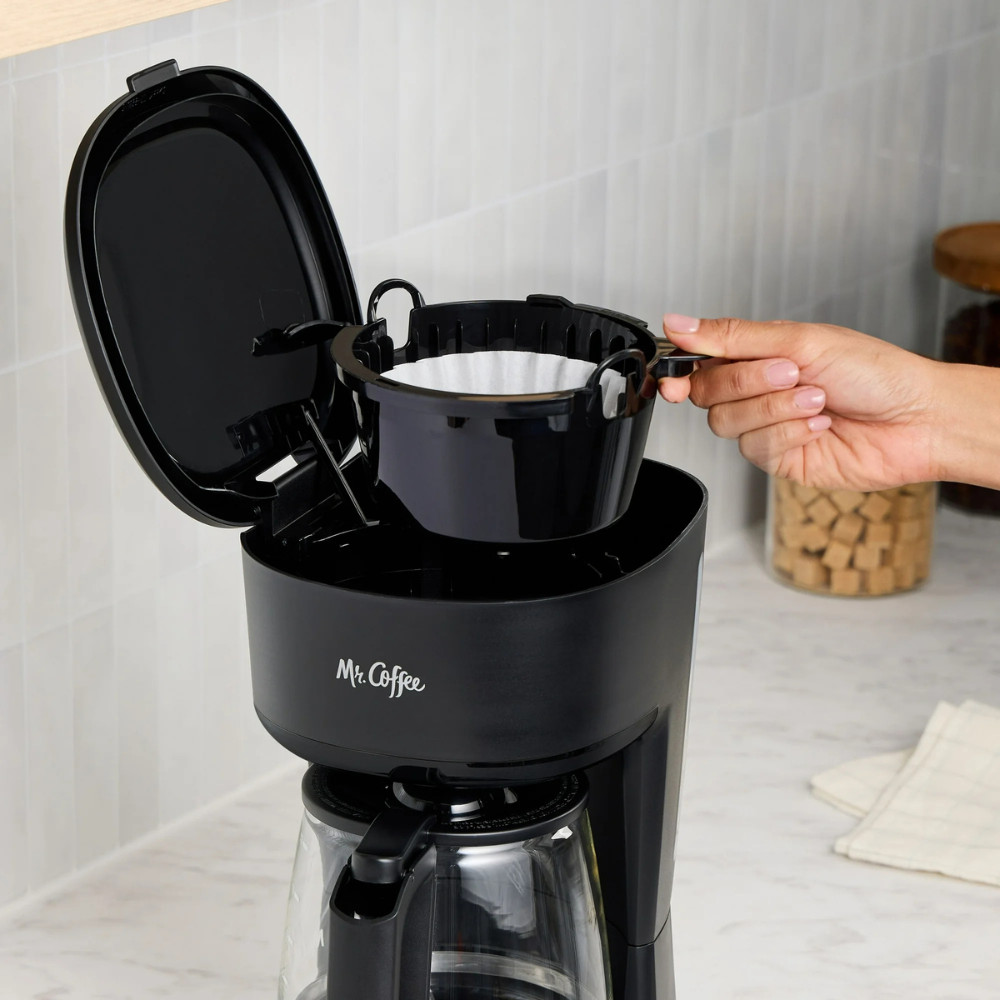 Mr. Coffee 12-Cup Programmable Coffee Maker Black - MMX Brew Now or Delay Brew