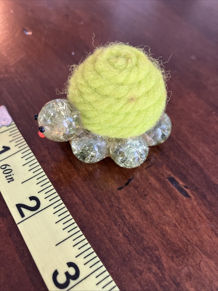 Vintage Turtle Handmade Needle Holder Pin Cushion Sewing