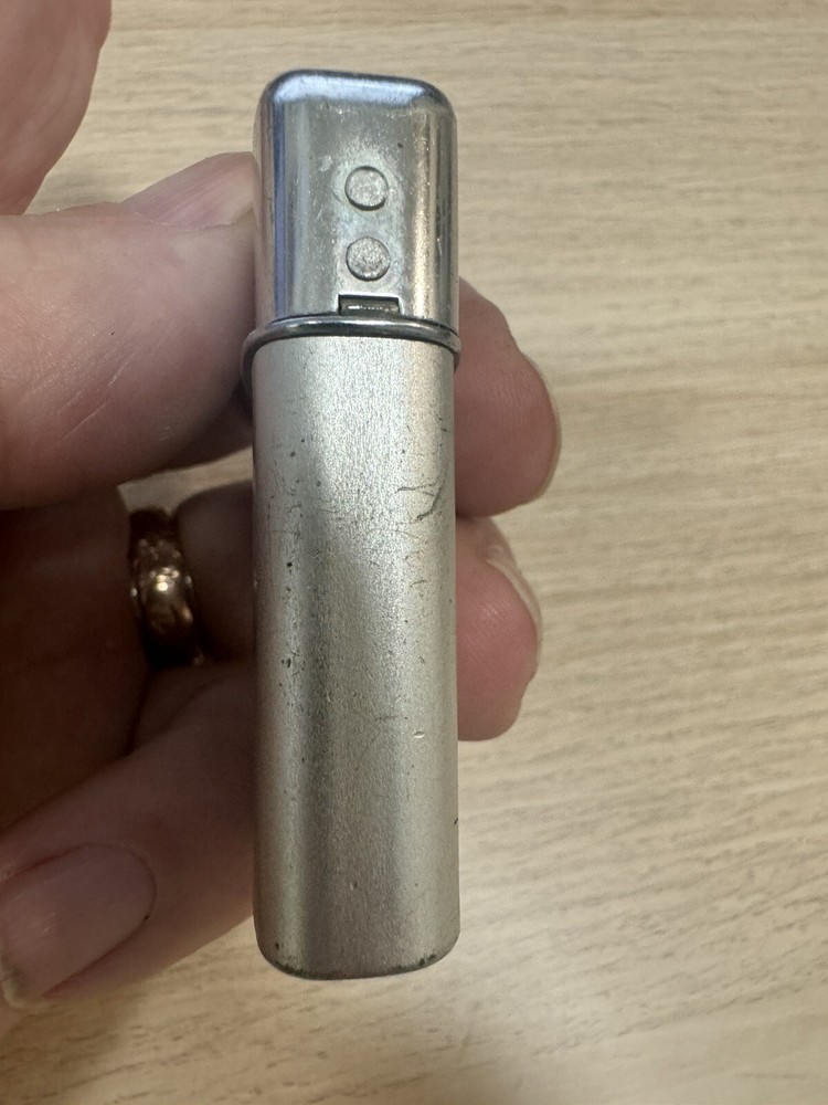Vintage Ronson Typhoon Flip Top Lighter - Silver Tone
