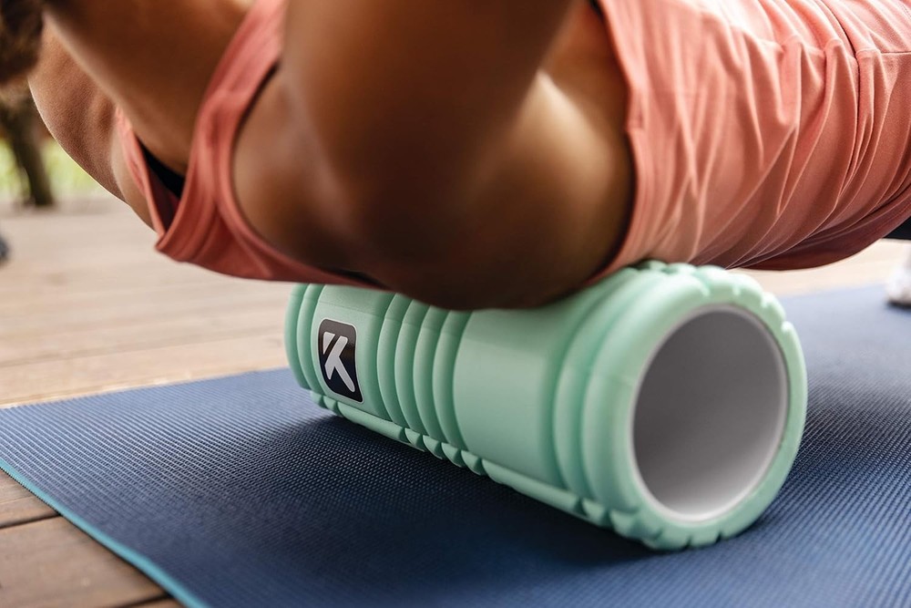 TriggerPoint Grid 1.0 Foam Roller - 13" Multi-Density Massage Roller for Deep Ti