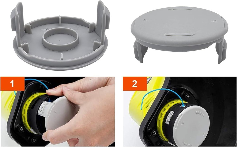 5 Pack AC14HCA Spool Cap for Ryobi 18V, 24V, 40V Cordless String Trimmer