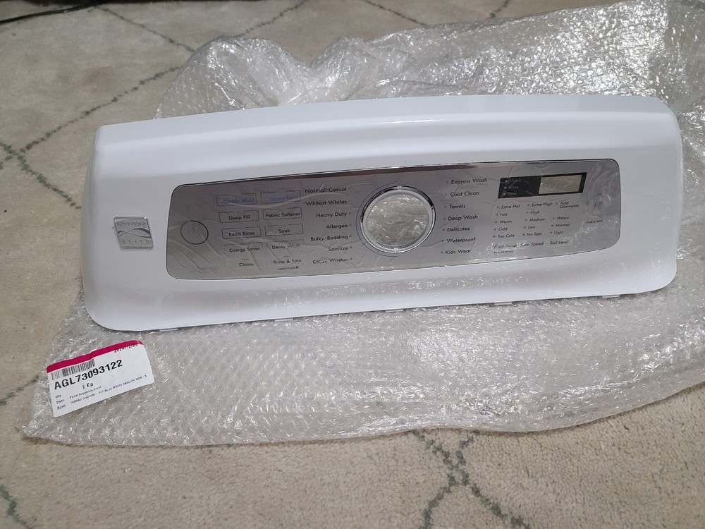 AGL73093122 Kenmore Elite washer panel