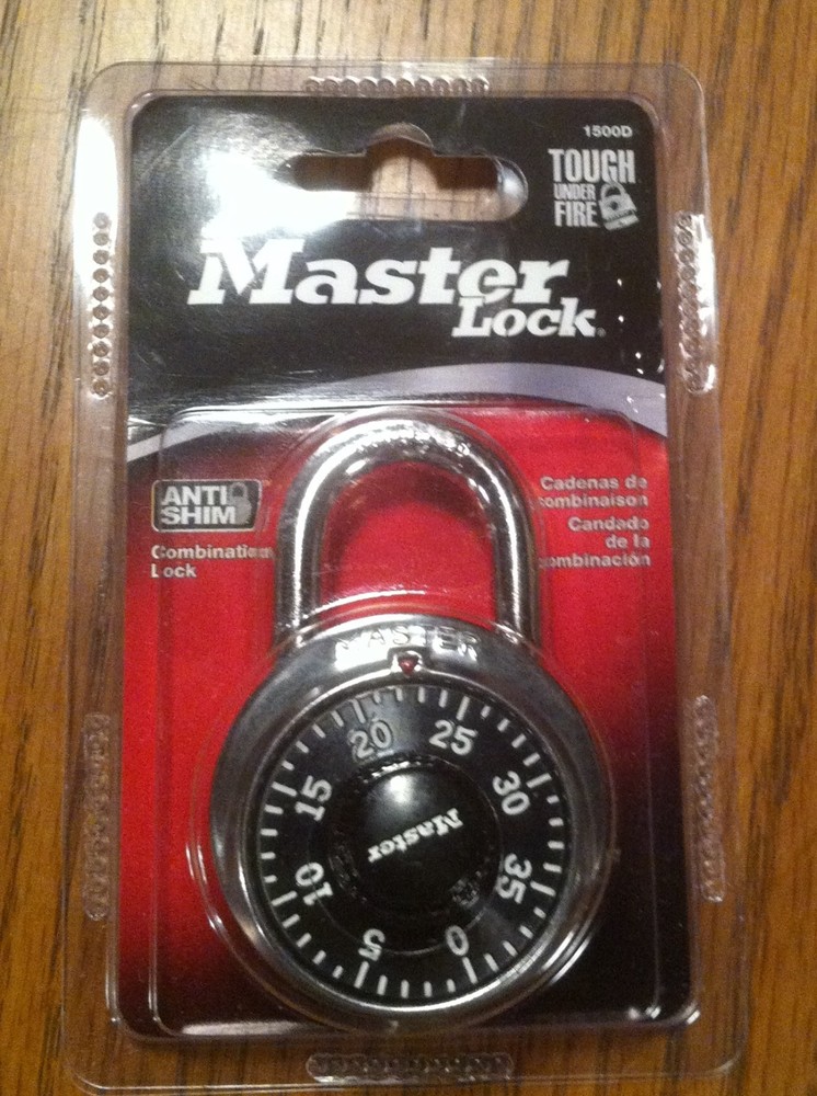 Master Lock Combination Lock-1500D
