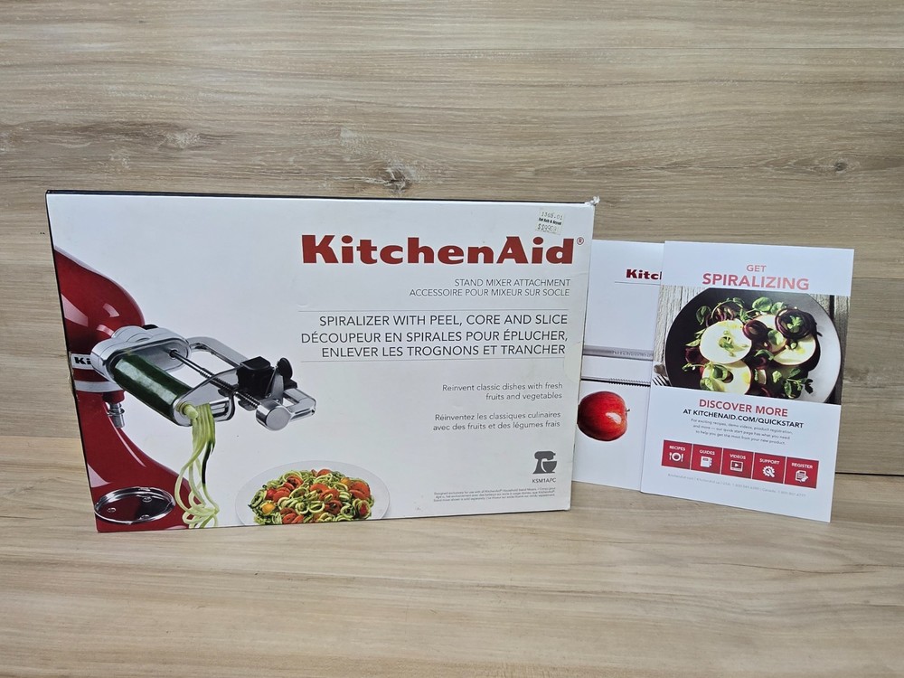 KitchenAid Spiralizer Attachment with Peel, Core and Slice Complete Open Box
