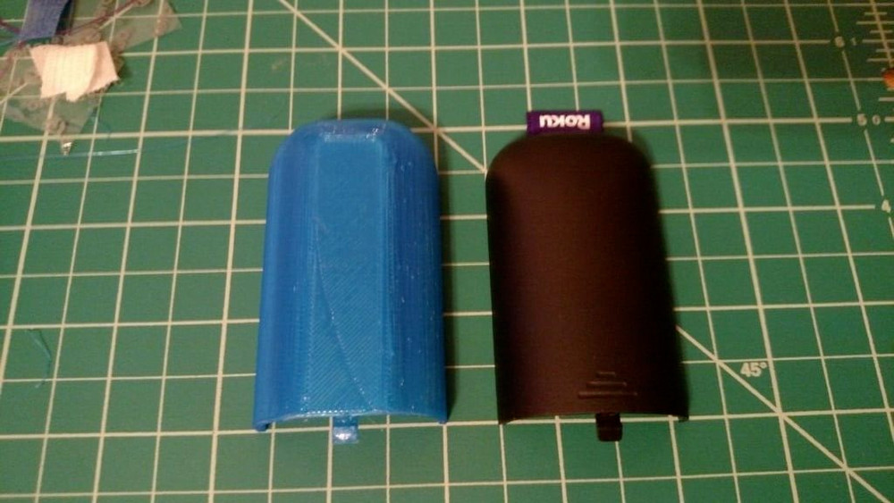 3D Printed Battery Cover for Roku 3 Remote