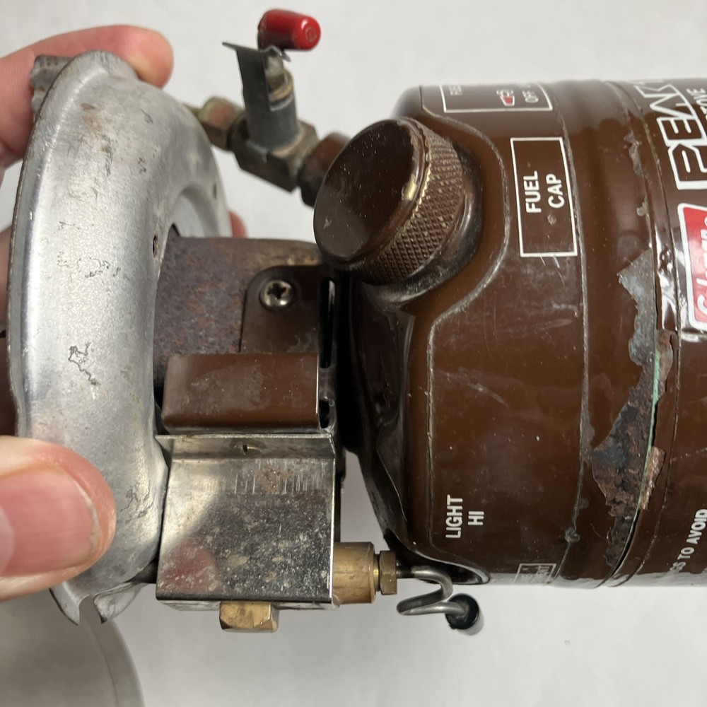 Coleman Peak 1 Model 400 Camping Backpack Stove Single Burner Brown