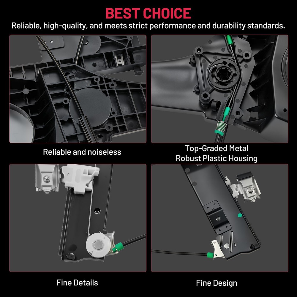 Front Driver Side Power Window Regulator Fits 2007-17 Ford Expedition Navigator