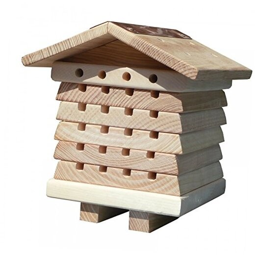 Interactive Wooden Bee House - Pollinator Bee Management System