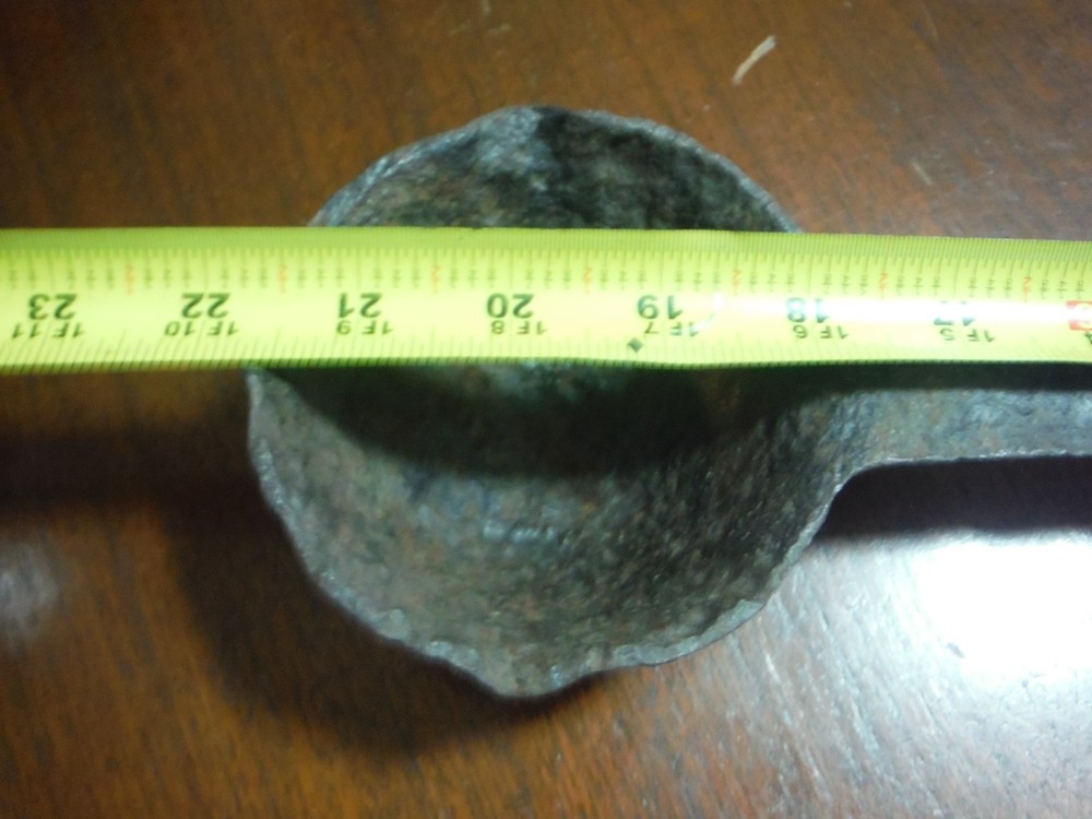 vintage huge metal spoon