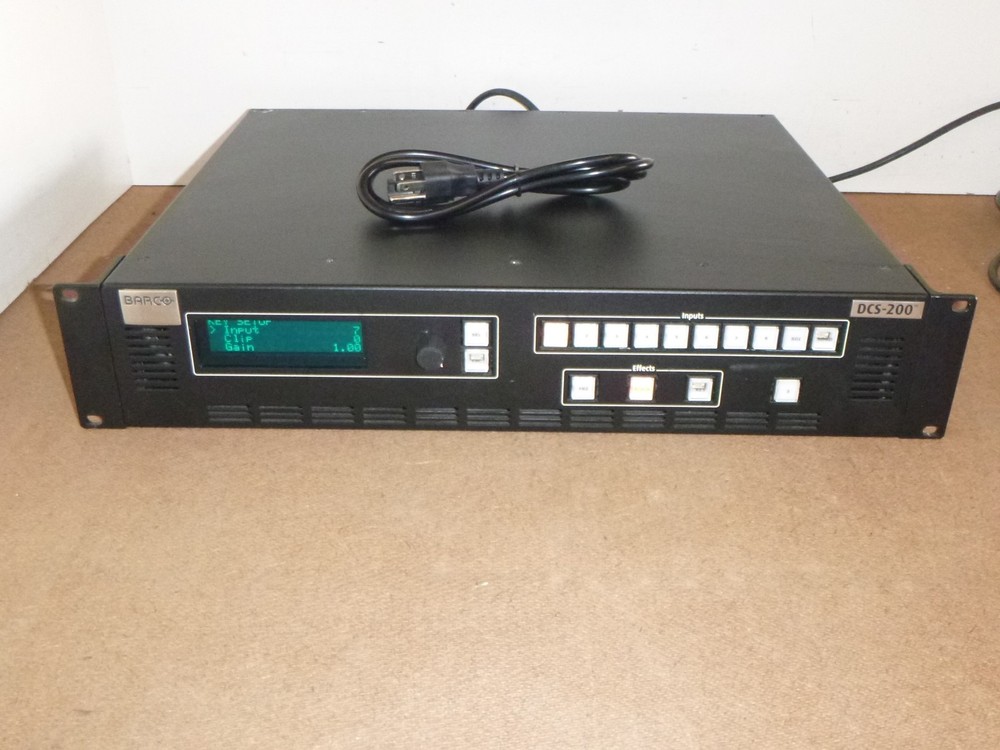 Barco DCS-200 Dual-Channel Presentation Switcher
