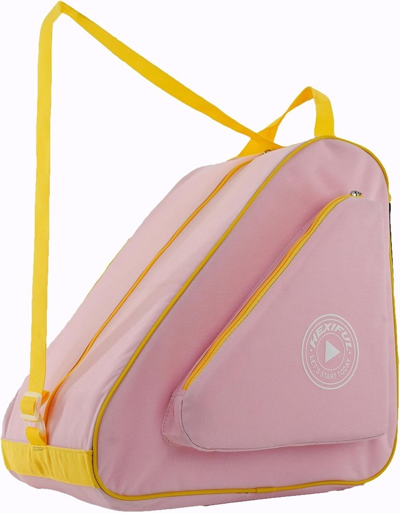 Skate Bag Nylon 20L Water-resistant with Pockets for Ice Inline Roller Skating