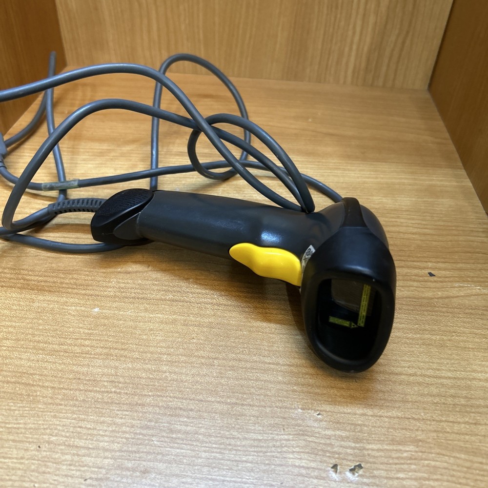 Motorola LS2208 Laser Barcode Scanner - Black/Yellow