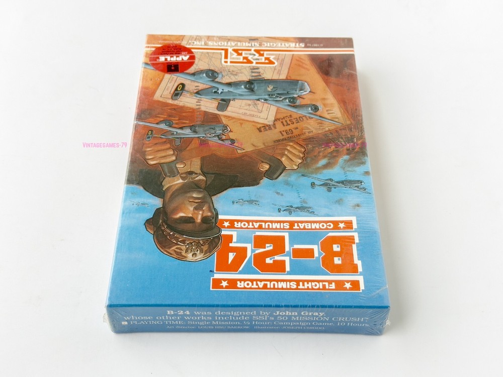 B-24 Combat Simulator - SSI - 1987 / Apple II - Sealed
