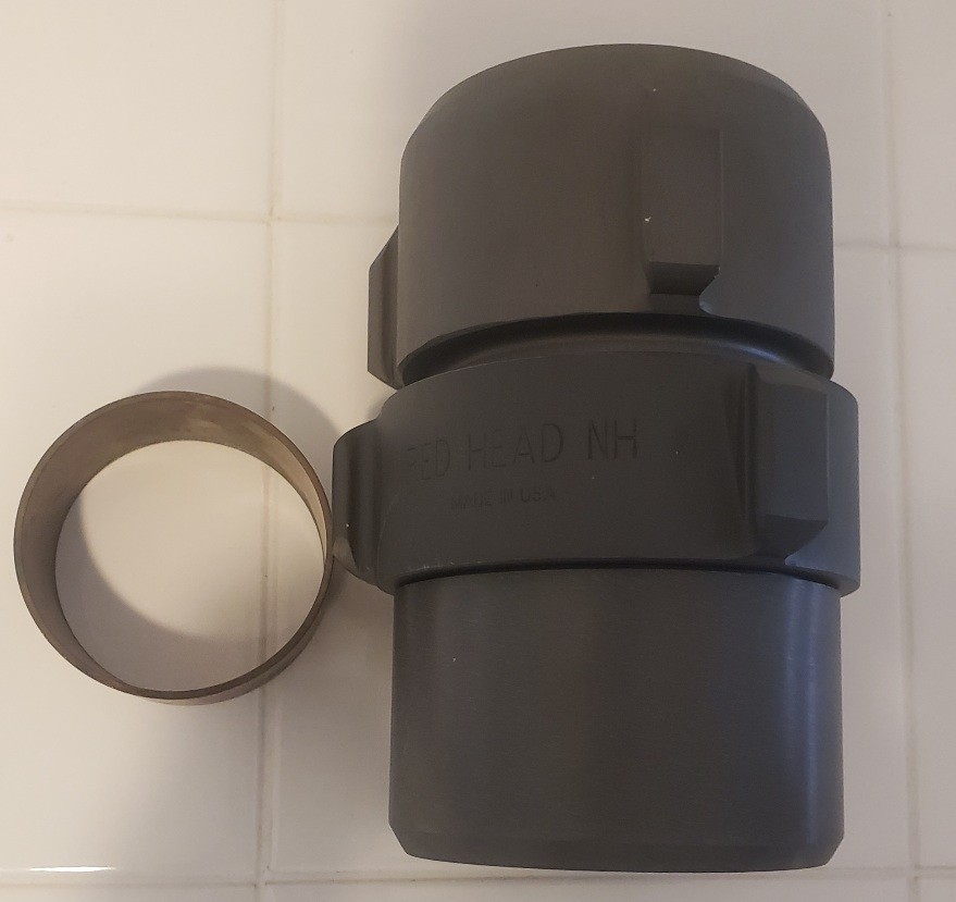 RED HEAD 3" Fire Hose Swivel Coupling
