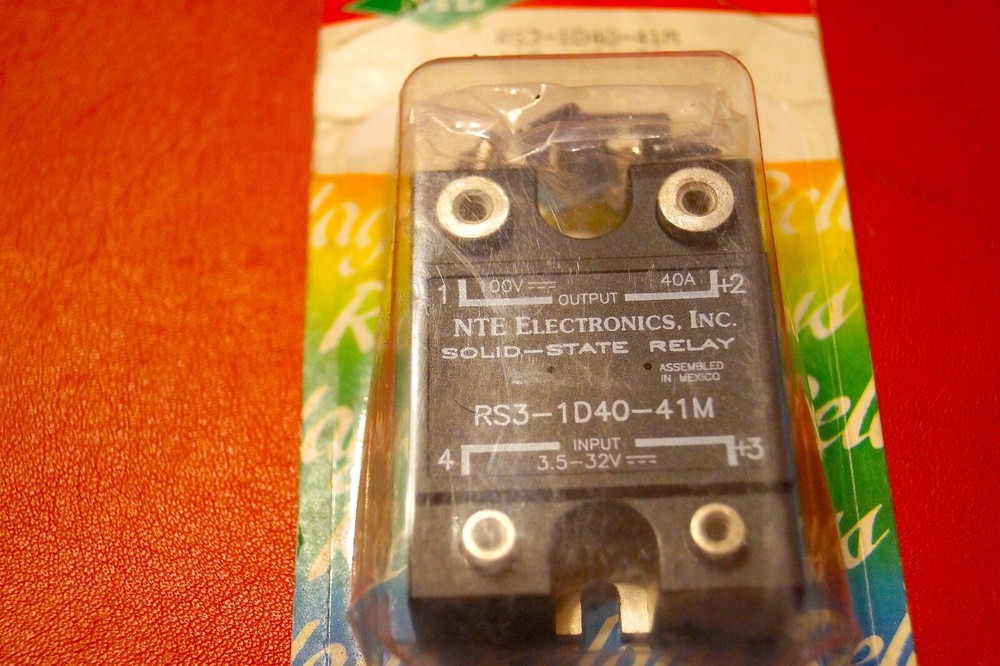 1x new NTE RS3-1D40-41M, 3.5-32V DC Solid State Relay ~ 40A @ 100V DC
