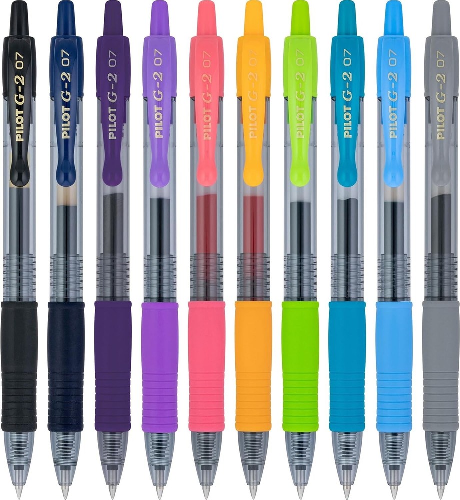 Pilot 16985 G-2 07 Limited Edition Harmony Ink Collection Assorted 10 Pack