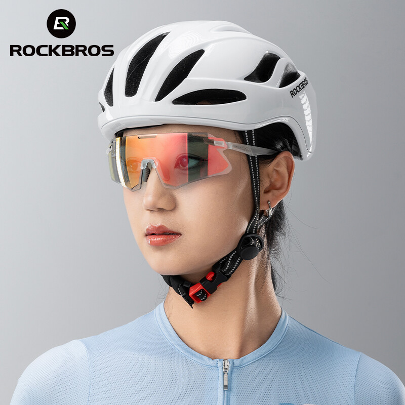 ROCKBROS Cycling Polarized Glasses Hyperbolic Lens High Definition &Myopia Frame