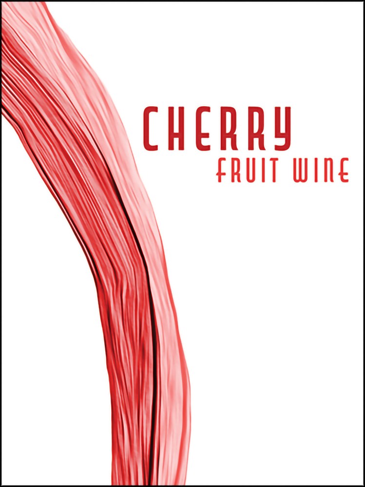 Cherry Fruit wine Labels 30/Pack Fruit Labels Collection