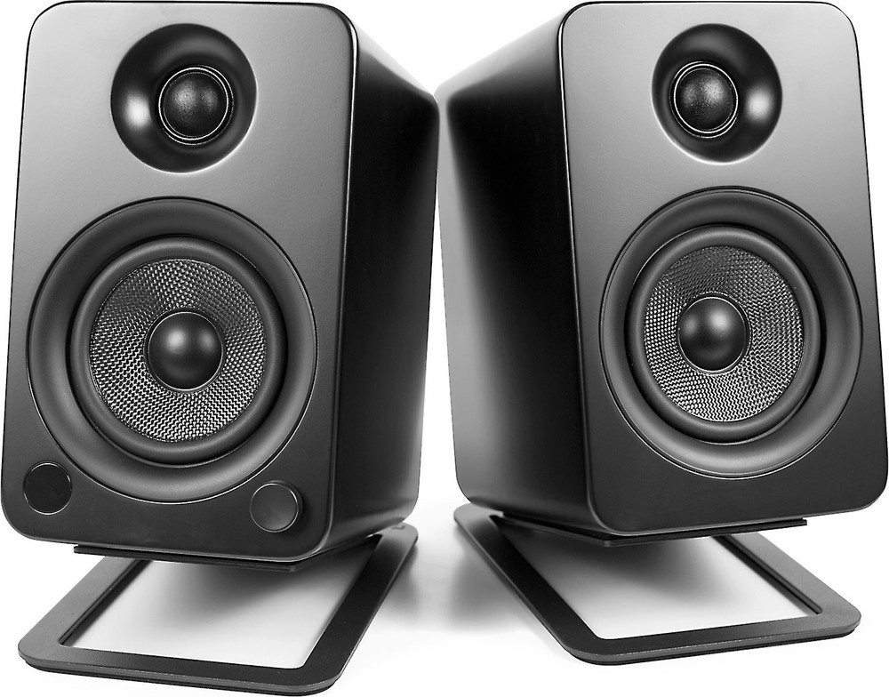 Kanto S4 BK Desktop Speaker Stands (Black)