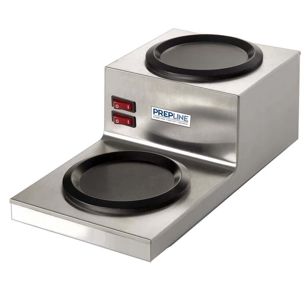 Ladder Double Burner Coffee Pot Warmer Plate - 200W