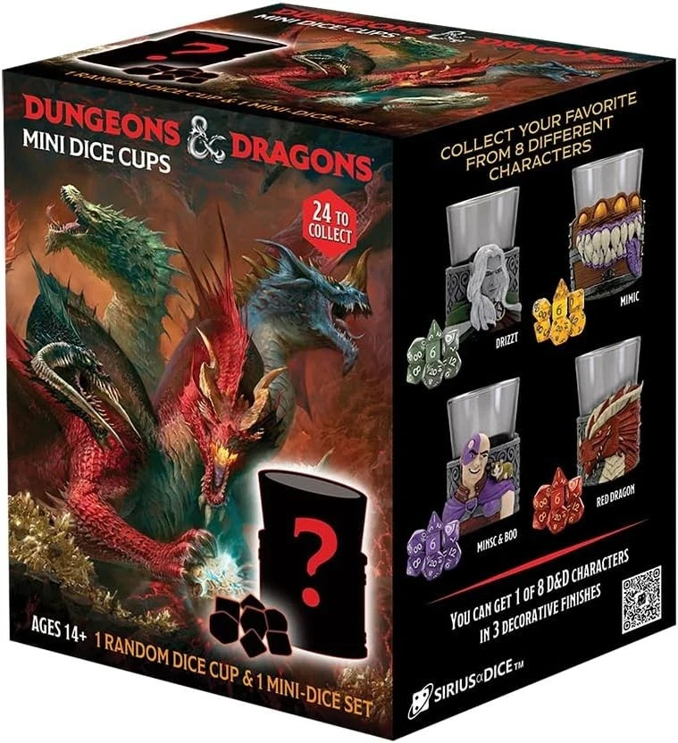 Dungeons & Dragons: Mini Dice Cups - Series 1