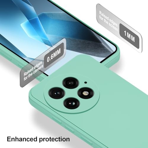 Case for Oneplus 13, Soft Silicone Case with Upgraded Camera OnePlus 13 Mint