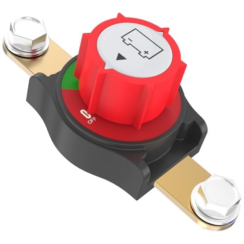Side Post Battery Disconnect Switch,  Battery Heavy Duty Shut Side Post 275A