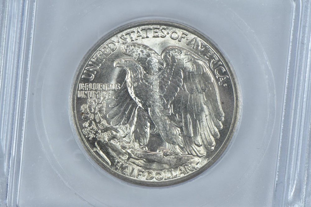 1947-D Walking Liberty Half Dollar MS64 ICG