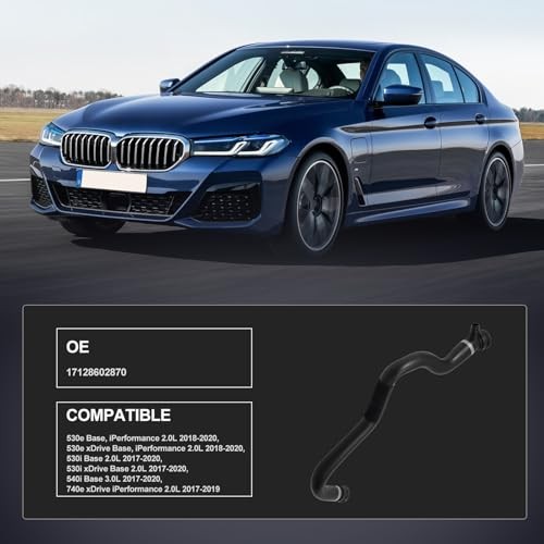 Radiator Coolant Hose for 530i 540i 2017-2020 Upper Coolant Return Line