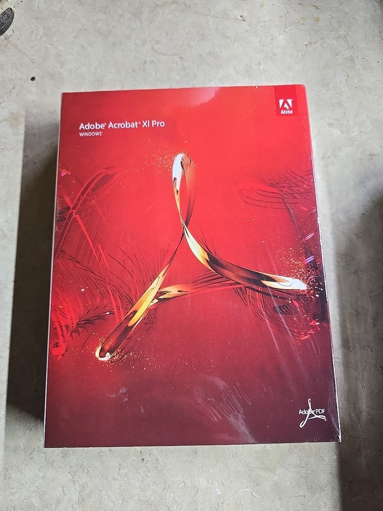 New Adobe Acrobat XI 11 Pro DVD PN 65195200