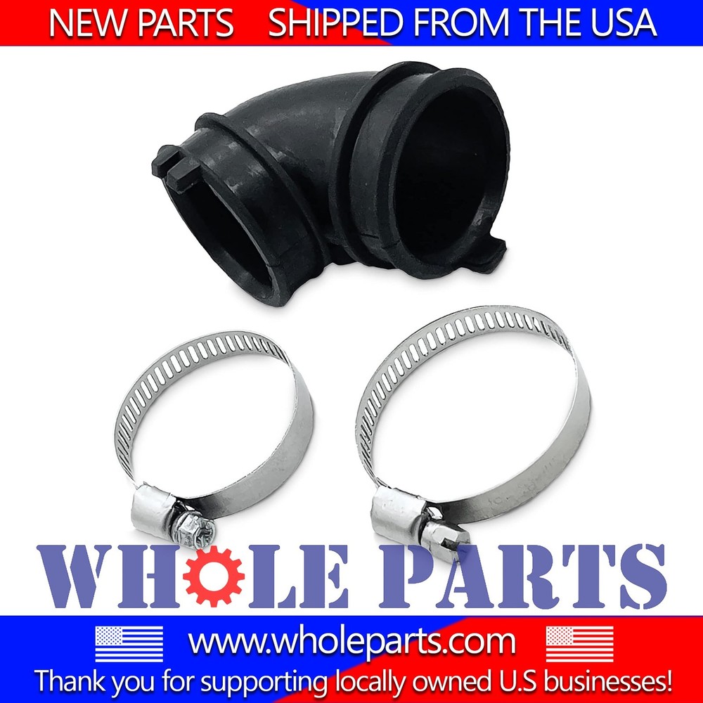 New W10445975 Dishwasher Hose Assembly, Includes Two Clamps