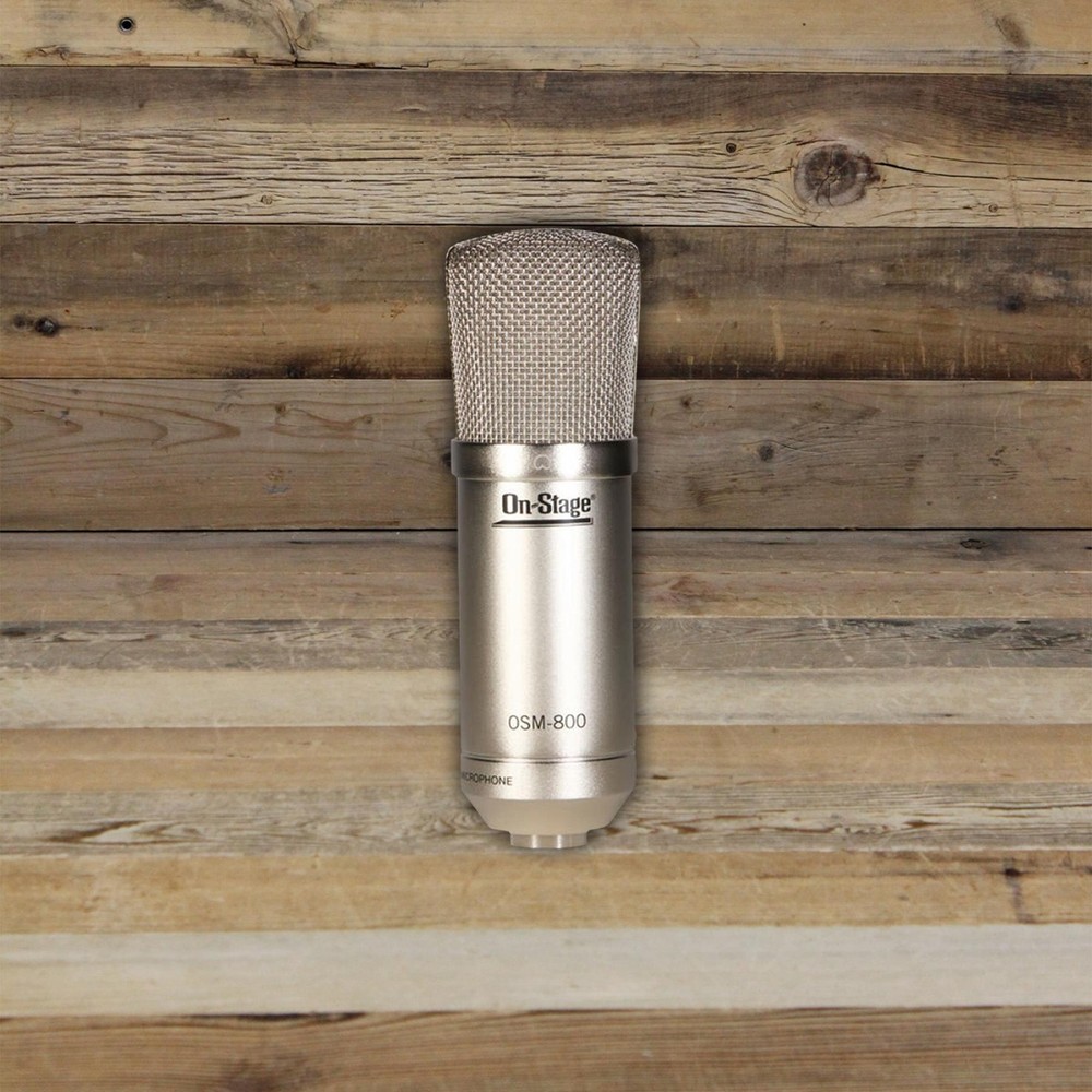 Open Box On-Stage AS800 Studio Condenser Microphone with Shockmount