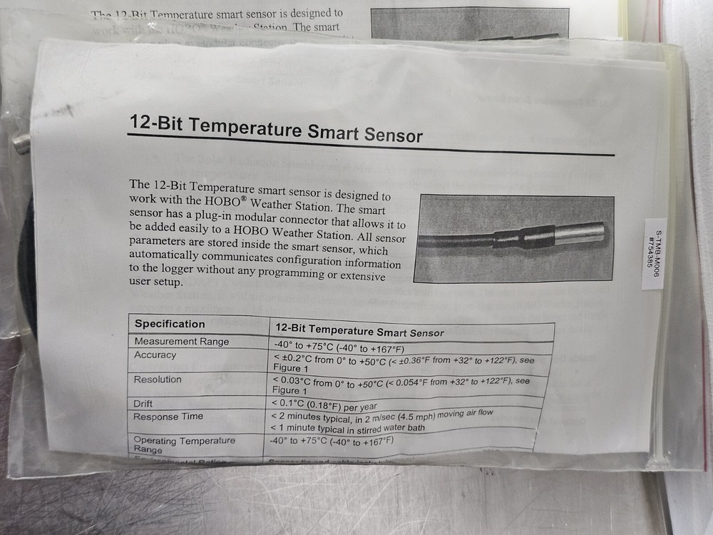 Onset HOBO S-TMB-M006 12-bit Temperature Smart Sensor