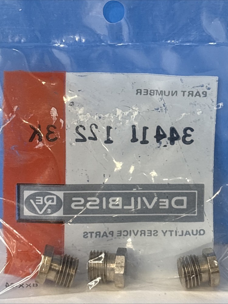 DEVILBISS 34411 122 K3 PACKING GLAND KIT 190893 3 PACK OEM GENUINE